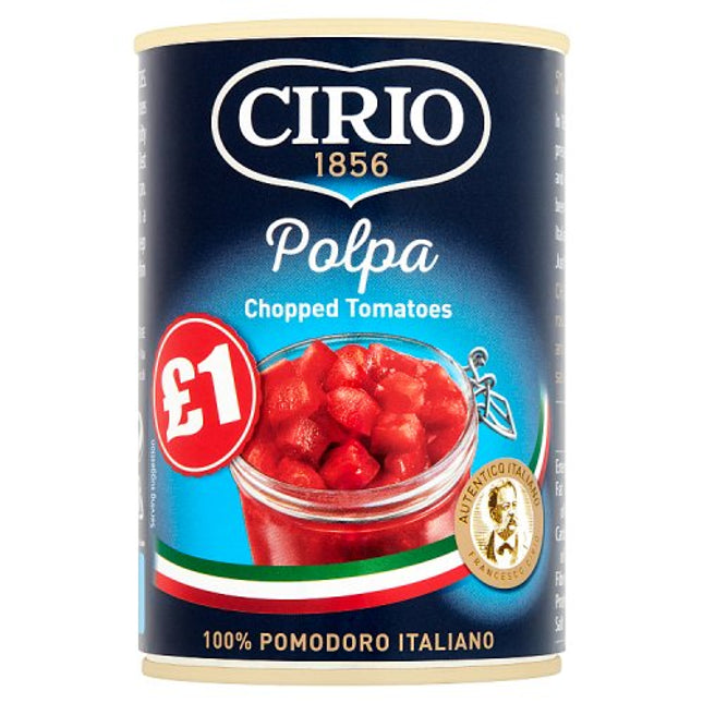 Cirio Chopped Tomatoes 400g £1.00