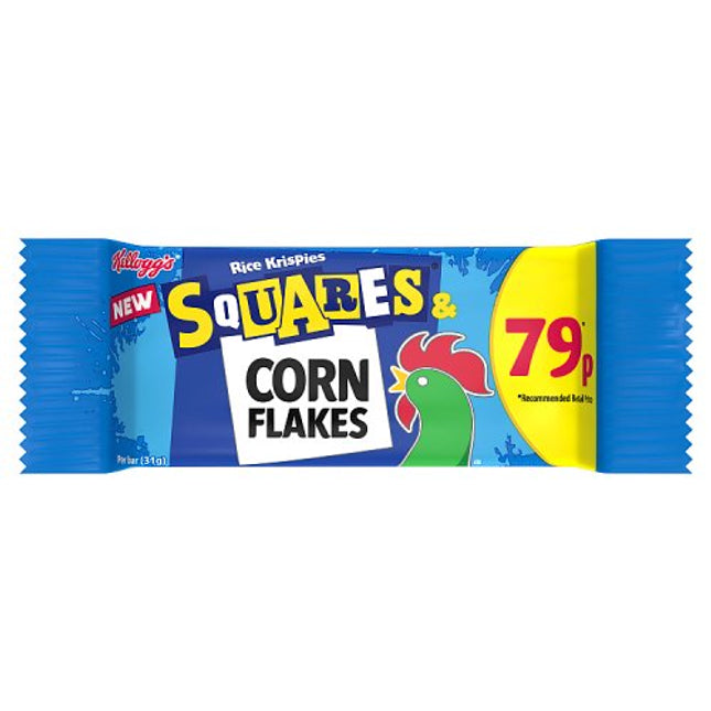 Kellogg's Rice Krispies Squares Corn Flakes 31g 79p