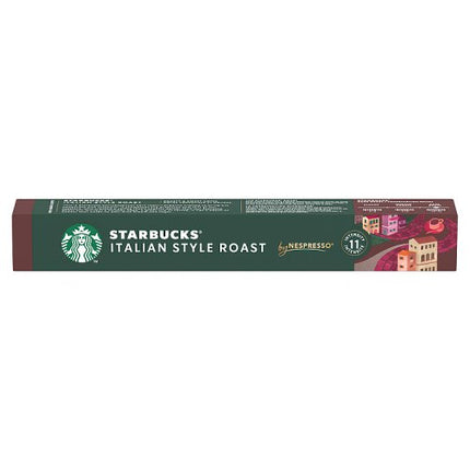 Starbucks by Nespresso Italian Style Roast Coffee Pods x10 56g