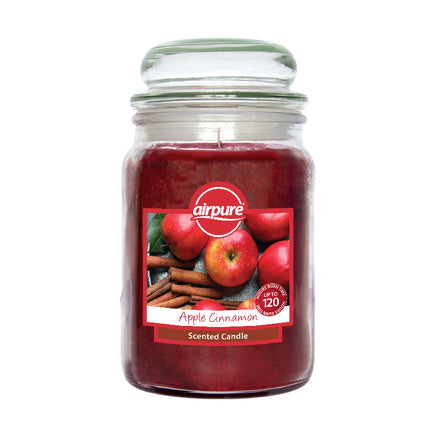 Airpure 18oz Jar Candle Apple Cinnamon 510g