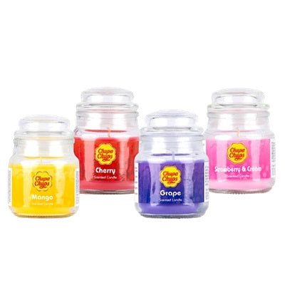 Chupa Chups Scented Candle 3oz Jar 4 Asstd