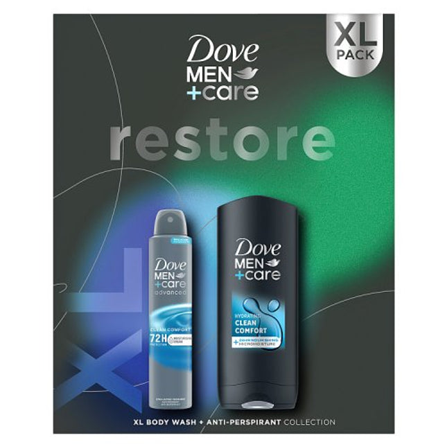 Dove Men XL Clean Comfort Duo Gift Set 2 Piece