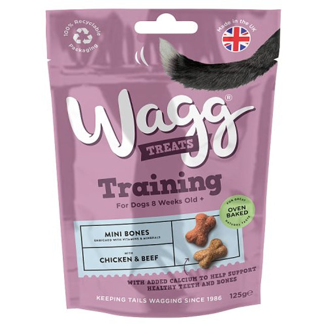 Wagg Chicken & Beef Training Dog Treats 125g