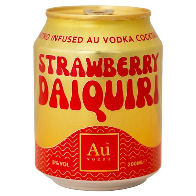 AU Vodka Pre-Mixed Strawberry Daiquiri Can 200ml