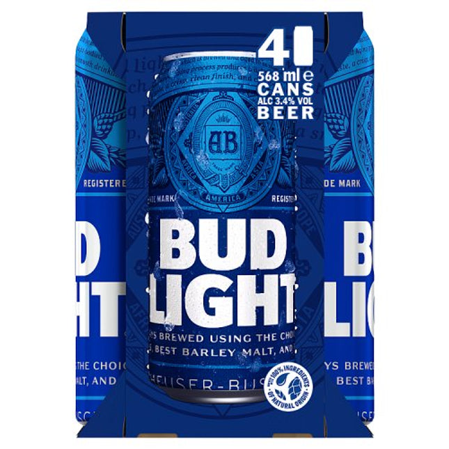 Bud Light Pint Can 4 x 568ml