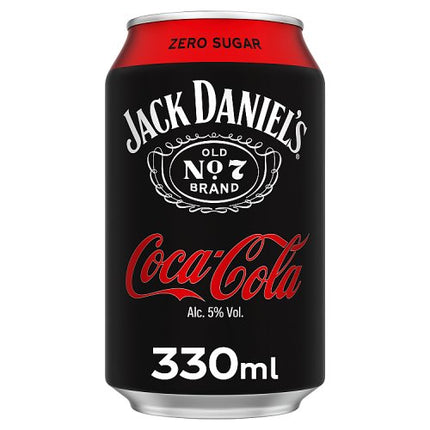 Jack Daniel's and Coca-Cola Zero 330ml