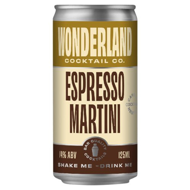 Wonderland Cocktail Co. Espresso Martini 125ml