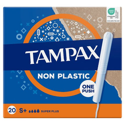 Tampax Super Plus Tampons With Cardboard Applicator X 20