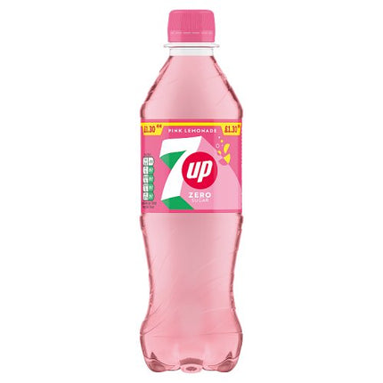 7up Zero Pink Lemonade 500ml £1.30