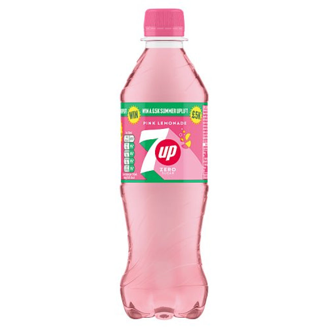 7up Zero Pink Lemonade 500ml