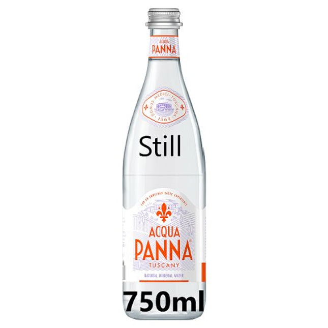 Acqua Panna Still Natural Mineral Water Glass 750ml