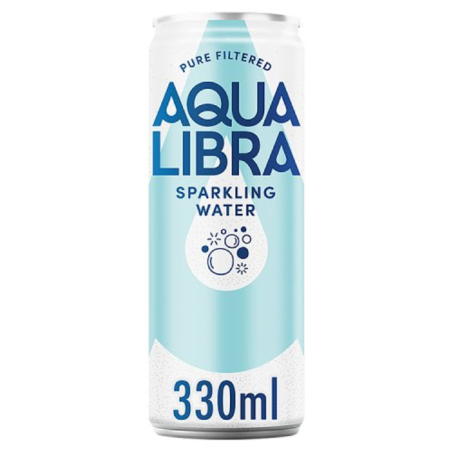 Aqua Libra Sparkling Water Can 330ml