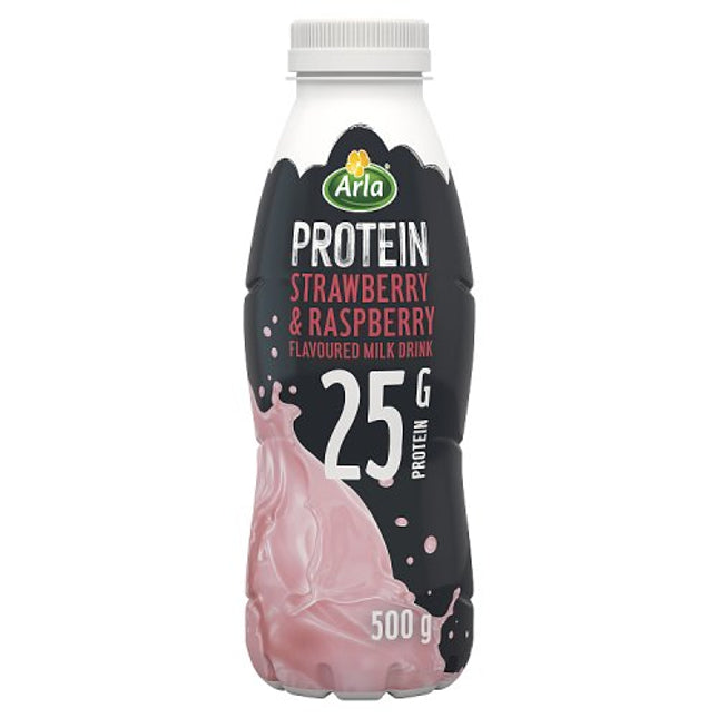 Arla Protein Shake Sberry & Rberry 482ml