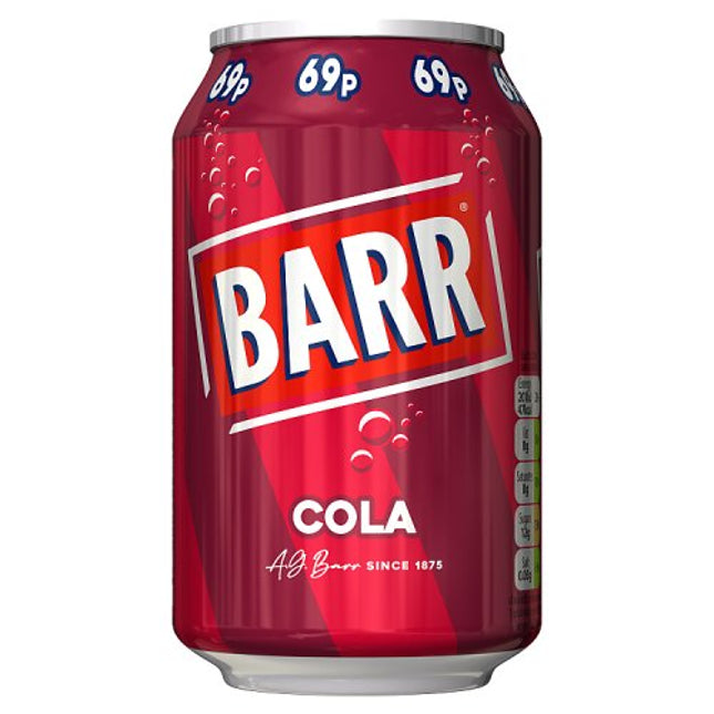 Barr Cola 330ml 69p