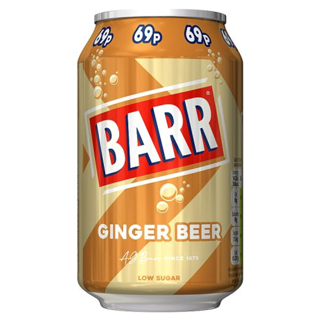 Barr Ginger Beer 24x330ml 69p