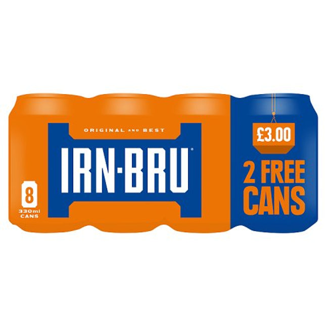 Irn Bru 6+2pk 8x330ml £3