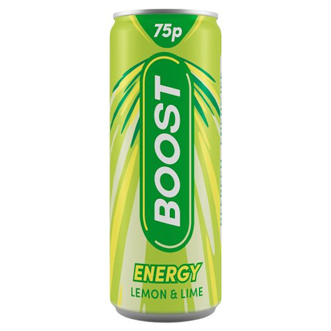 Boost Energy Lemon & Lime 250ml 75p