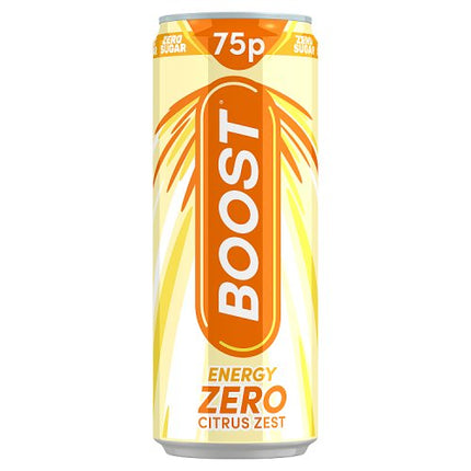 Boost Energy Zero Citrus Zest 250ml 75p