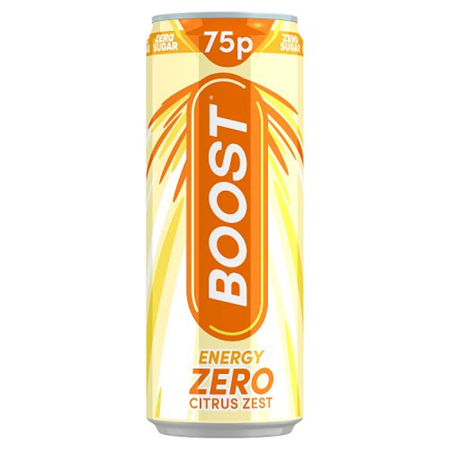 Boost Energy Zero Citrus Zest 250ml 75p