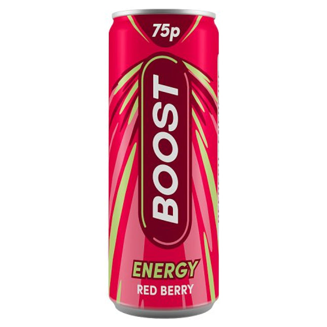 Boost Energy Red Berry 250ml 75p