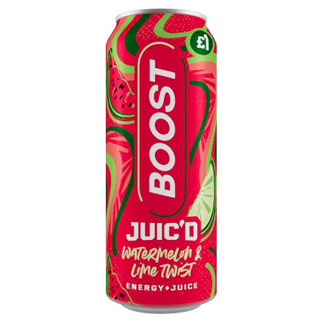 Boost Energy Juic’d Watermelon & Lime Twist 500ml £1