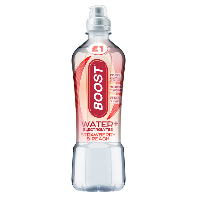 Boost Water Strawberry & Peach 500ml £1