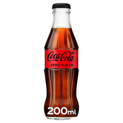 Coke Zero 200ml Glass