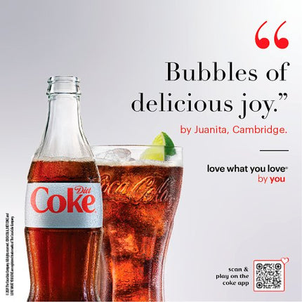 Diet Coke 330ml Glass