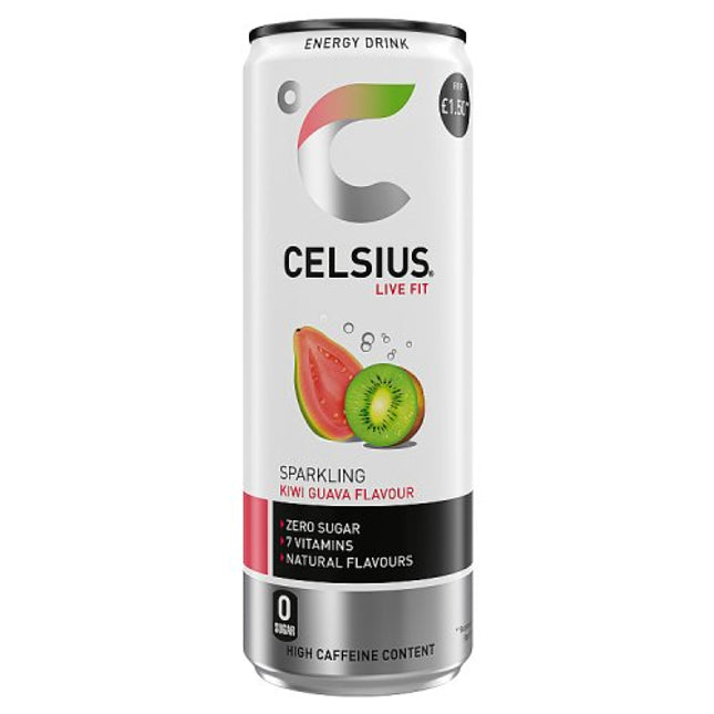 Celsius Energy Kiwi Guava 355ml £1.50