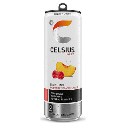 Celsius Energy Raspberry Peach 355ml