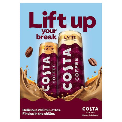 Costa Coffee Caramel Latte 250ml £1.49