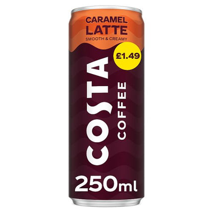 Costa Coffee Caramel Latte 250ml £1.49