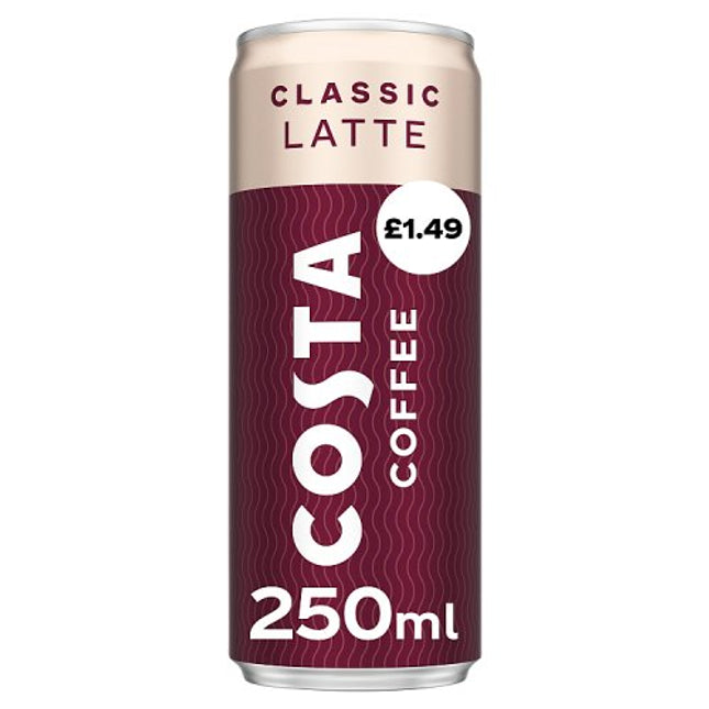 Costa Coffee Latte 250ml £1.49