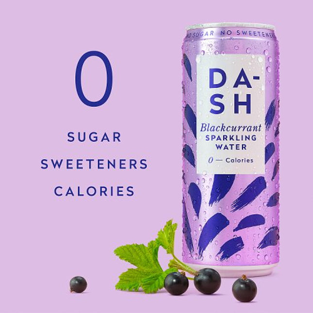 Dash Sparkling Blackcurrant 330mlx4