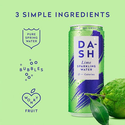 Dash Sparkling Lime 4 x 330ml