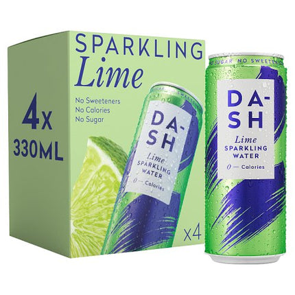 Dash Sparkling Lime 4 x 330ml