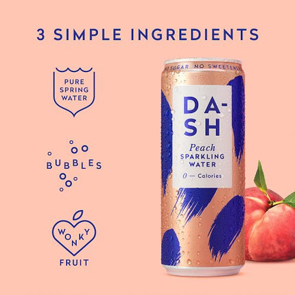 Dash Sparkling Peach 4 x 330ml