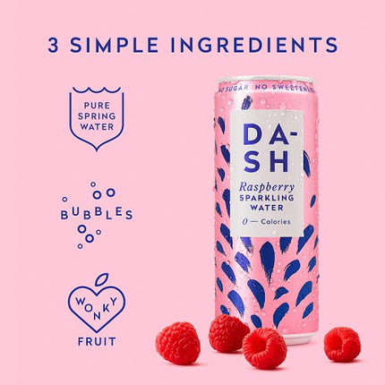 Dash Sparkling Raspberry 4 x 330ml