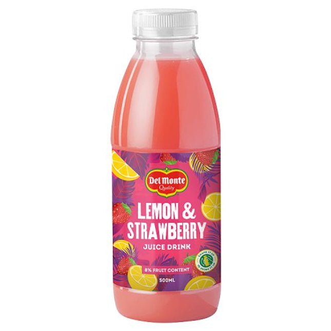 Del Monte Lemon & Strawberry 500ml
