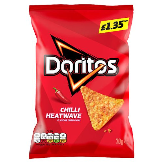 Doritos Chilli Heatwave 70g £1.35