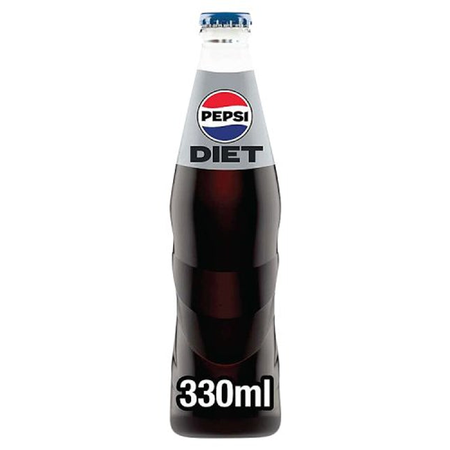 Diet Pepsi 330ml Glass