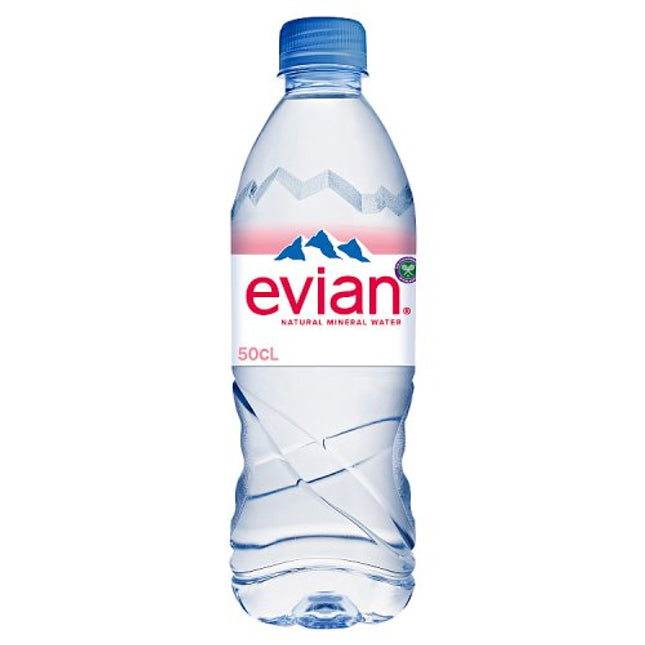 Evian Natural Mineral Water 500ml
