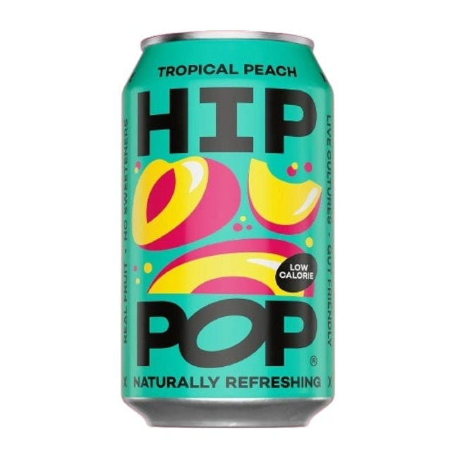 Hip Pop Living Soda Tropical Peach 330ml