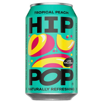 Hip Pop Living Soda Tropical Peach 330ml