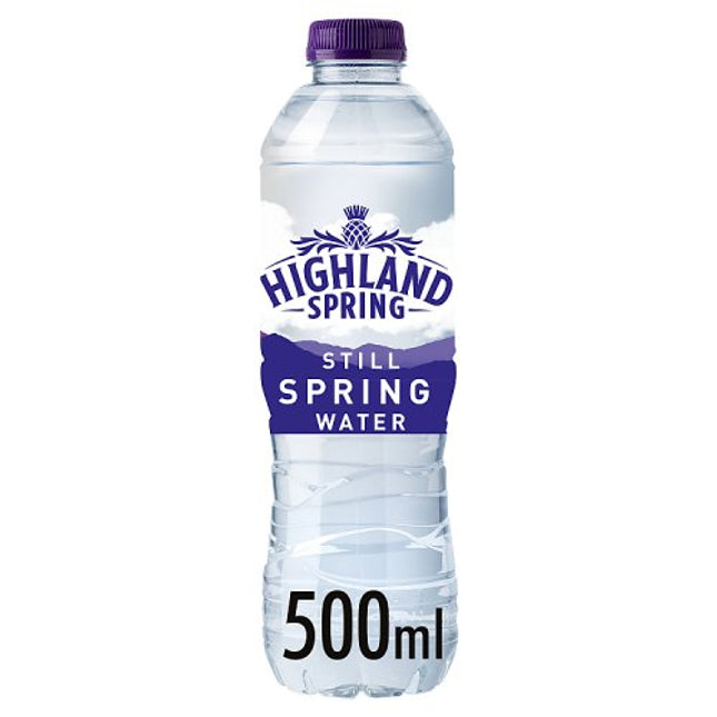 Highland Spring Still Spring Water 500ml