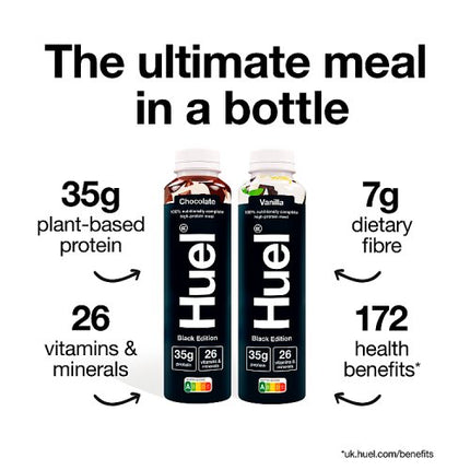 Huel Black Edition Ready-to-Drink Chocolate Flavour Complete Meal 500ml