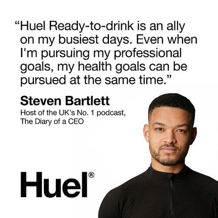 Huel Ready-to-Drink Strawberries & Cream Flavour Complete Meal 500ml