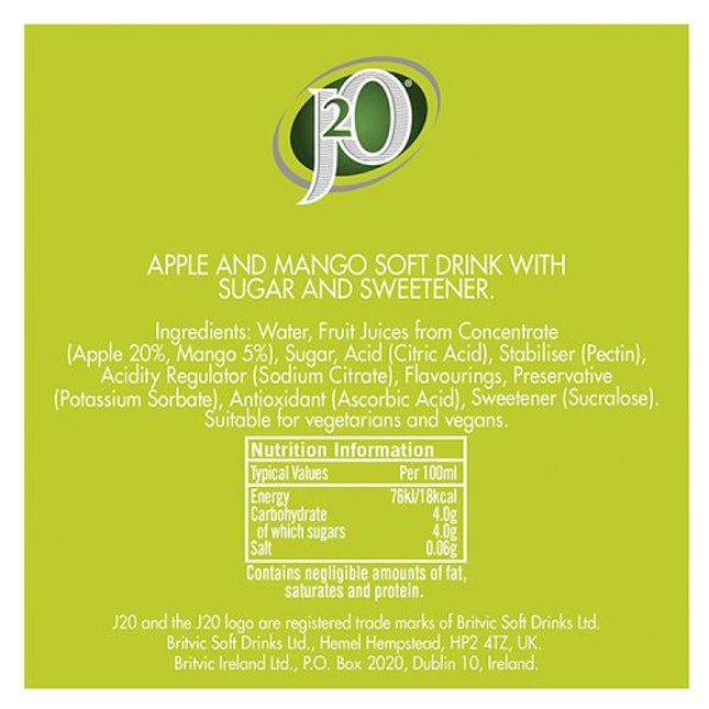J2O Apple & Mango 275ml