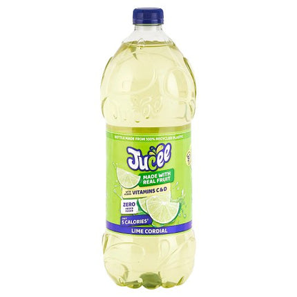Jucee No Added Sugar Lime Cordial 1.5L