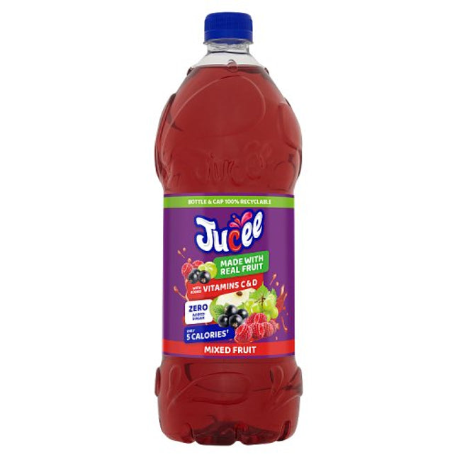 Jucee No Added Sugar Mixed Fruit Cordial 1.5L